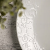 12-pc Corelle BELLA FAENZA Dinnerware Set Embossed Floral *Free 1-Qt Bowl w/2 Set Purchase