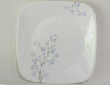 ❤️ Corelle Square JACARANDA 6 1/2" BREAD PLATE Dessert Appetizer PURPLE Floral