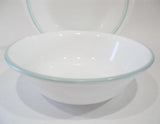 *NEW 16-pc Corelle DELANO DINNERWARE SET Lunch Plates Bowls *Aqua Sea Mist Green