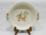 ❤️ NEW Corelle 9" ABUNDANCE PIE PLATE Sandstone Stoneware Handles Fruit Deep Dish