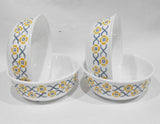 ❤️ 4 NEW Corelle AMALFI AZUL 16-oz SOUP CEREAL BOWLS Italy Mediterranean