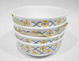 ❤️ 4 NEW Corelle AMALFI AZUL 16-oz SOUP CEREAL BOWLS Italy Mediterranean