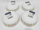 ❤️ 4 NEW Corelle AMALFI AZUL 16-oz SOUP CEREAL BOWLS Italy Mediterranean