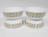 ❤️ 4 NEW Corelle AMALFI AZUL 16-oz SOUP CEREAL BOWLS Italy Mediterranean