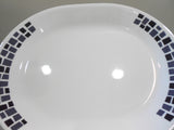 CORELLE Precious Colors SERVING PLATTER Entree Plate *Mosaic Tiles AMETHYST PURPLE
