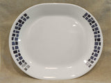 CORELLE Precious Colors SERVING PLATTER Entree Plate *Mosaic Tiles AMETHYST PURPLE