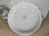 1 Corelle ANTIQUE LINEN 18-oz SOUP BOWL 7.25" Cereal Salad DARK GRAY GREY RIM