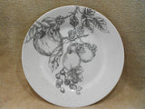 Corelle ANTIQUE LINEN UPick: 10.75" DINNER or 8.5" LUNCH PLATE Gray Fruit Floral