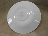 1 CORELLE Lifestyles ANTIQUE LINEN 6.25" CUP SAUCER Fruit Floral Dark Grey Gray