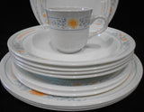 ❤️ 16-pc Corelle APRICOT GROVE DINNERWARE SET w/ Dinner Lunch Plates Flat Bowls Cups