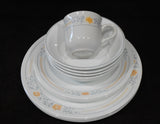 ❤️ 16-pc Corelle APRICOT GROVE DINNERWARE SET w/ Dinner Lunch Plates 18-oz Bowls Cups