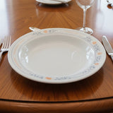 ❤️ NEW 1 Corelle APRICOT GROVE 15-oz Flat Rimmed SOUP BOWL Stew Plate