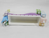 ❤️ 2004 AVON 12" CRACKER SERVER Cookies Mini Bread / Winter Holiday Ceramic Gift