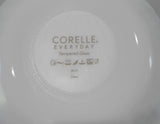 ❤️ 4-pc CORELLE Opal MilkGlass AZURE Blue MEDALLION 23-oz MEAL BOWLS Pasta Plate
