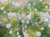 🌼16-pc Corelle BEVERLY DINNERWARE SET 🌼Daisy Green Yellow PLATES Dessert BOWLS