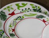 ❤️ Corelle BIRDS & BOUGHS Choose: DINNER or LUNCH PLATE Christmas Red Cardinals