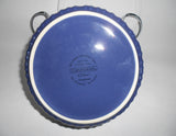 ❤️ NEW Corningware 1.5-Qt DUSK BLUE French White Casserole + Covers & Cradle