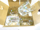 ꫂ❁ NEW 4 Corelle Corning BLUE DUSK 12.5-oz ROCKS GLASSES 4" Double Old Fashioned