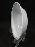 ❤️ 1 Corelle Corning BLUE HEATHER 10-oz DESSERT BOWL Fruit Sauce Turquoise Teal