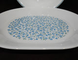 ❤️ 2-pc CORELLE BLUE HEATHER 2-Qt SERVING BOWL & PLATTER Corning Expressions