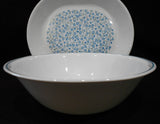 ❤️ 2-pc CORELLE BLUE HEATHER 2-Qt SERVING BOWL & PLATTER Corning Expressions