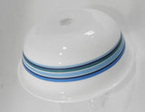 ❤️ 1 HTF Corelle Corning BLUE SWIRLS 18-oz BOWL 6.25" Soup Cereal Salad