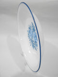 ❤️ Corelle by Corning BLUE VELVET 10.5" PIE PLATE Multi Dish *Center Floral Rose Motif