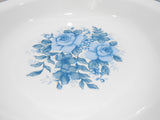 ❤️ Corelle by Corning BLUE VELVET 10.5" PIE PLATE Multi Dish *Center Floral Rose Motif