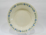 ❤️ NRM Corelle BLUEBERRY BOUQUET 15-oz BOWL Flat Rim SOUP Plate PASTA Sandstone