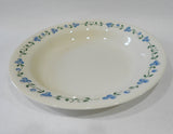 ❤️ NRM Corelle BLUEBERRY BOUQUET 15-oz BOWL Flat Rim SOUP Plate PASTA Sandstone
