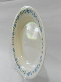 ❤️ NRM Corelle BLUEBERRY BOUQUET 15-oz BOWL Flat Rim SOUP Plate PASTA Sandstone