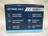 4-PANEL DAYLIGHT LED LIGHT BULB E26 Base Garage Shed Closet 5x BRIGHTER than 60W