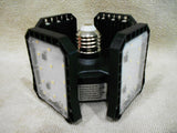 4-PANEL DAYLIGHT LED LIGHT BULB E26 Base Garage Shed Closet 5x BRIGHTER than 60W