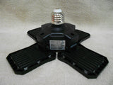 4-PANEL DAYLIGHT LED LIGHT BULB E26 Base Garage Shed Closet 5x BRIGHTER than 60W