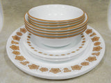🦋16-pc Corelle BUTTERFLY Gold DINNERWARE SET Dinner Bread PLATES Dessert BOWLS