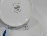 ❤️ NEW 4-pc Corelle CLASSIC CAFE BLUE Stoneware CASSEROLE SET 2.5, 1.5-Qt w/LIDS