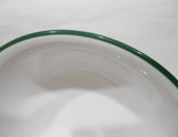 ❤️ HTF Corelle CALLAWAY 18-oz SOUP Cereal Salad BOWL 6.25" Hunter Green Band Rim