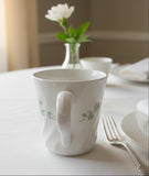1 Corelle Corning 9-oz CALLAWAY CUP Mug Swirled LIGHT Green IVY Microwave OK