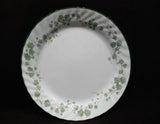 ❤️ New Mint CORELLE Impressions CALLAWAY 10.25" DINNER PLATE Swirl Rim Green Ivy