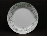 ❤️ New CORELLE by Corning CALLAWAY 10.25" DINNER PLATE Swirl Rim Green Ivy