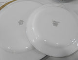 ❤️ 21-pc Corelle CALLAWAY DINNERWARE SET + Serving Bowl GREEN IVY Swirled Rims