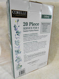 20-pc Corelle CALLAWAY IVY FLATWARE SET Cambridge Stainless Melamine Green Vine