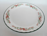 ❤️ NEW Corelle CALLAWAY HOLIDAY 9" Lunch PLATE Christmas Ivy Swags Ribbons Bows