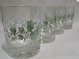 ❤️ NEW 4 Corelle CALLAWAY Ivy 12.5-oz ROCKS GLASSES Weighted Bottom Drinkware