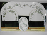 ❤️10-pc CORELLE Coordinates CALLAWAY IVY Tabletop Set PLACEMATS COASTERS HOTPADS