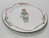 ❤️ New CORELLE CALLAWAY Christmas HOLIDAY 9" Lunch PLATE / Ivy Topiary Ribbons
