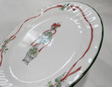 ❤️ New CORELLE CALLAWAY Christmas HOLIDAY 9" Lunch PLATE / Ivy Topiary Ribbons