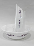 1 Corelle CELEBRATION BOWL Purple Splash CHOOSE: 18-oz Soup OR 10-oz Dessert NEW