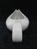 CORELLE Boutique CHERISH 2-Cup GRAVY BOAT White PORCELAIN Embossed Florals
