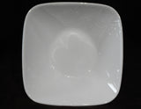 ❤️ Corelle Boutique CHERISH Square 1.5-Qt SERVING BOWL 9" White Embossed Floral